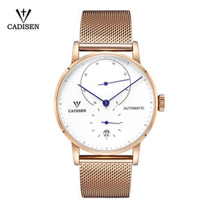 Luxury Automatic Mechanical Watch Men Full Steel Waterproof