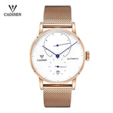 Luxury Automatic Mechanical Watch Men Full Steel Waterproof