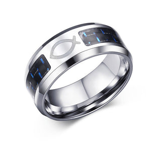 Carbon Fiber Ring For Man Engraved