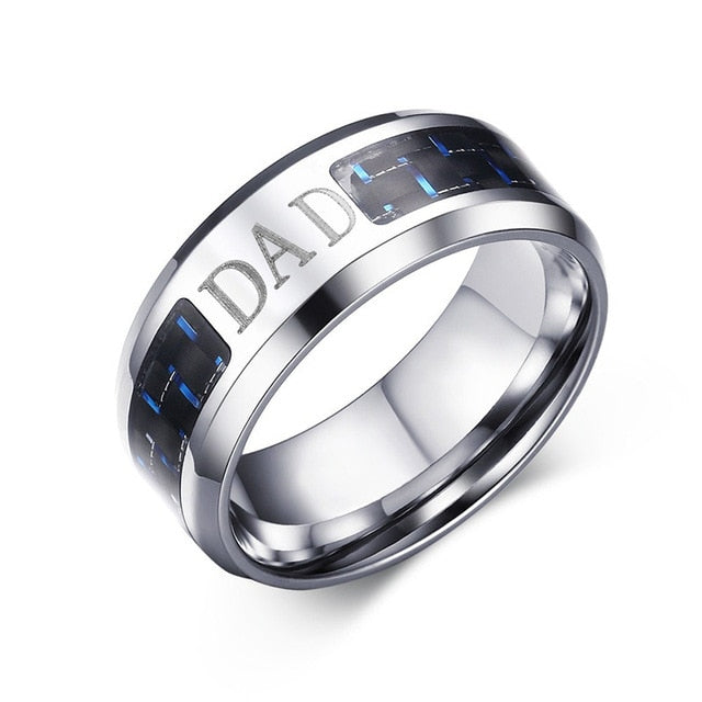 Carbon Fiber Ring For Man Engraved
