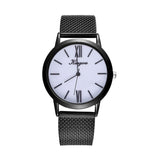 Rose Gold Sliver Mesh Stainless Steel Dail Women Watches