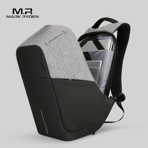 Mark Rydone Multifunction USB charging Men Laptop Backpacks
