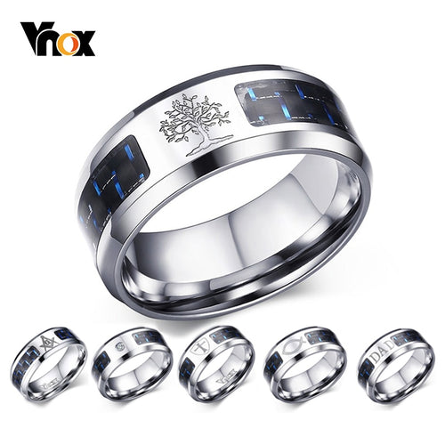 Carbon Fiber Ring For Man Engraved