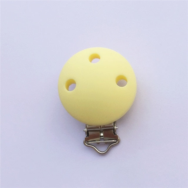 50pcs Silicone Round Teether Clips