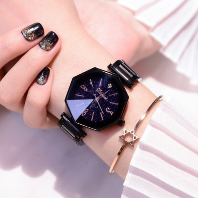 Luxury Clock Stainless Steel Women's Wristwatches